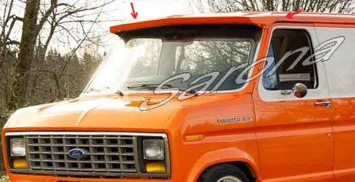 Custom Ford Econoline Van  All Styles Sun Visor (1975 - 1991) - $390.00 (Part #FD-029-SV)